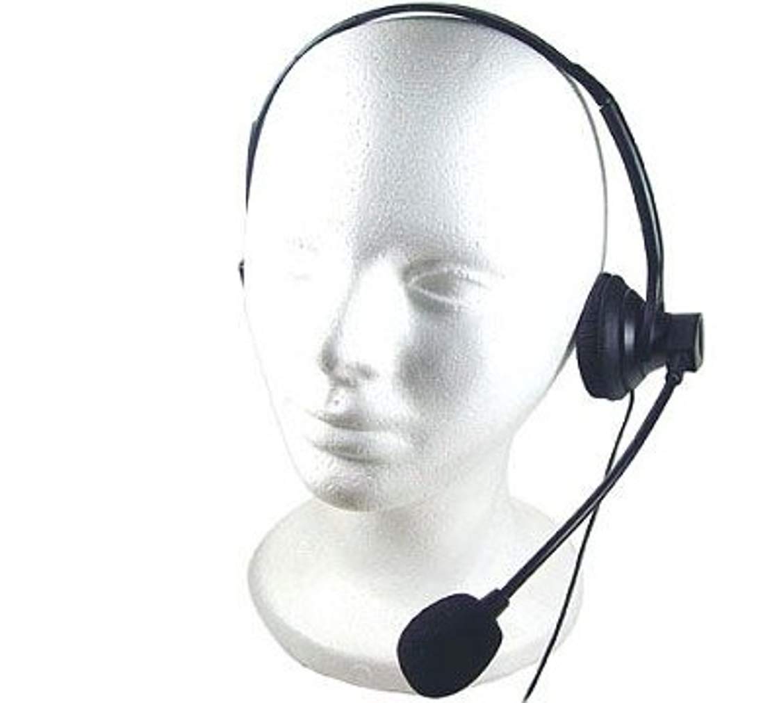 Headset Earphone w Mic Wired Mono Headphone 3.5mm Single Earbud Hands-Free P5P Compatible with Samsung Galaxy Tab S4 10.5 A 8.0 (2019) 10.1 (2019)…