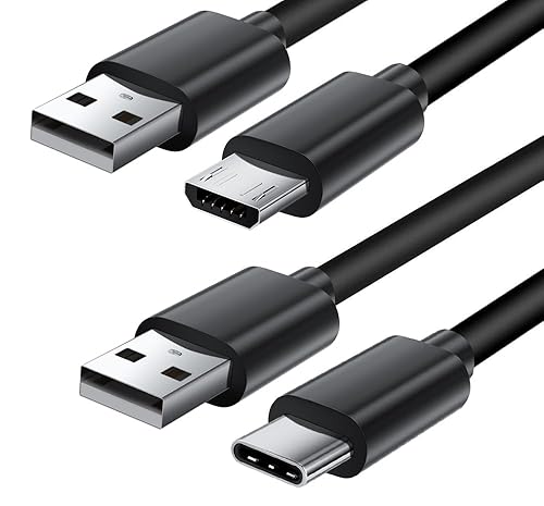 Fast Charger for Amazon Fire Tablet,2Pack 10Ft Long Micro USB Cable USB C Charging Wire for Kindle Paperwhite,Charger Cord for All Generation Fire HD