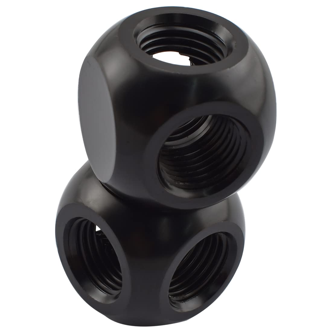 SDTC Tech 4-Pack G1/4" 3-Way Ball Fittings Computer Water Cooling Systems Connectors