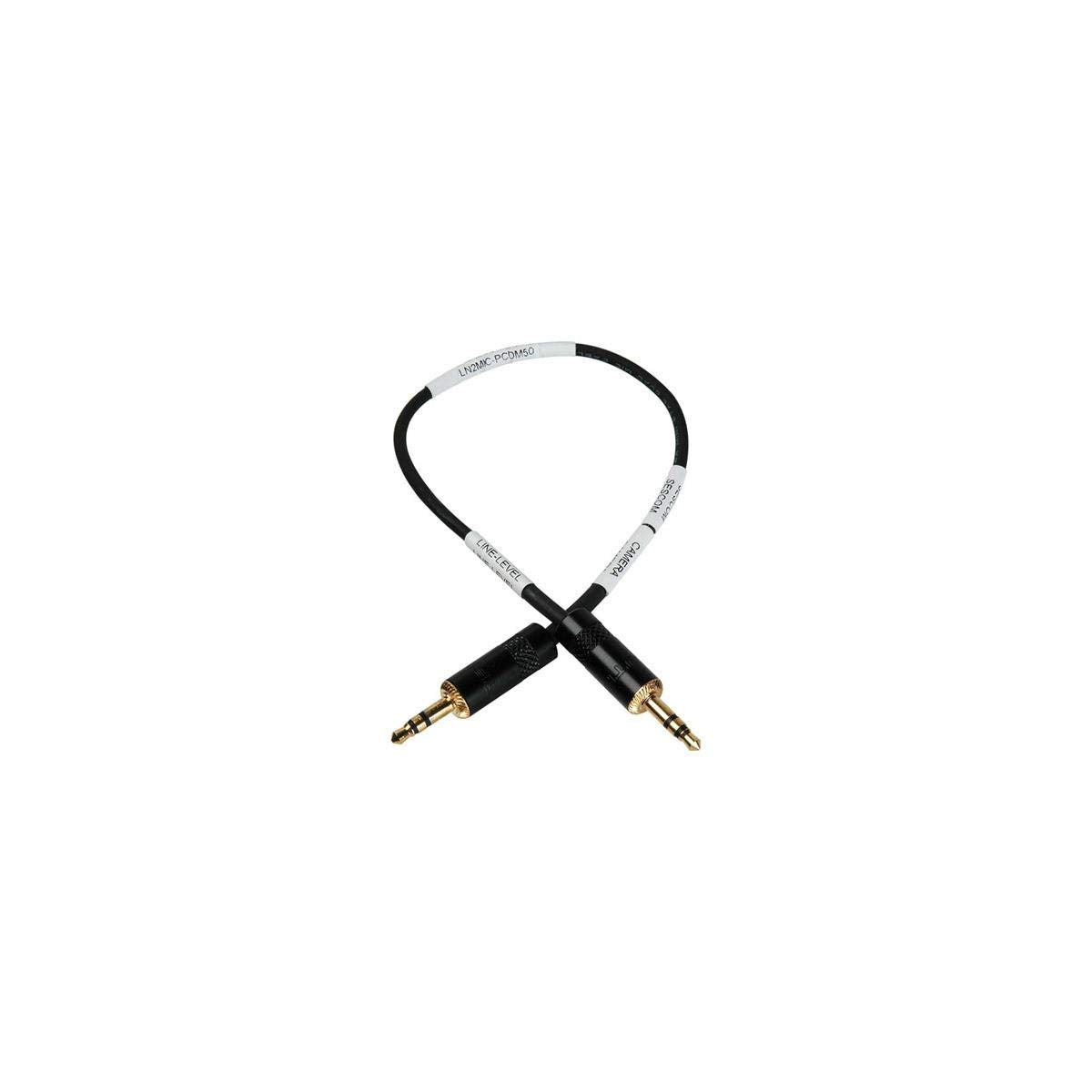 Sescom LN2MIC-PCDM50 3.5 Line to Mic 35dB Attenuation 9" DSLR Cable for Sony PCM-D50