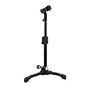 Hercules MS300B Low Profile Straight Microphone Stand with EZ Mic Clip