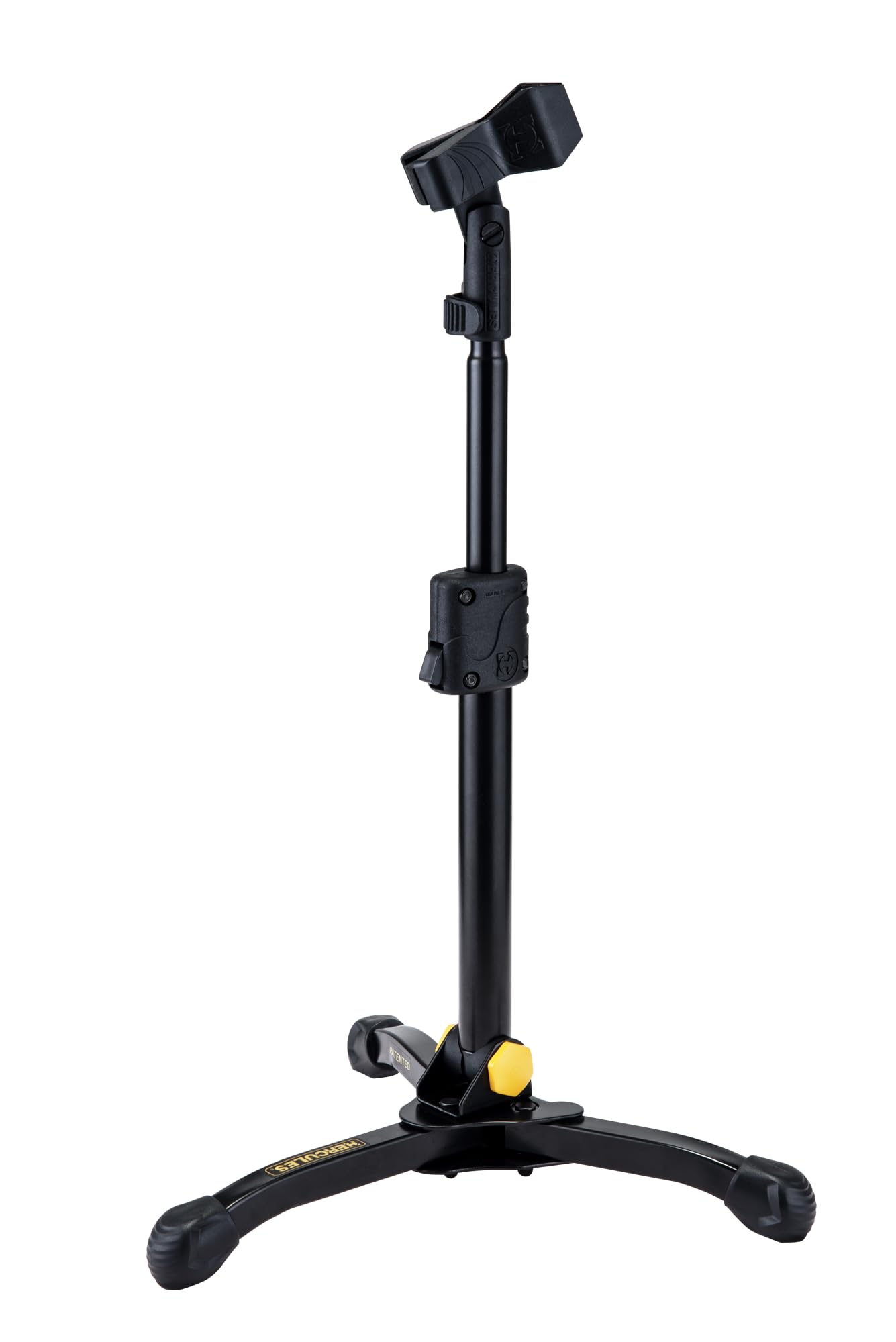 Hercules MS300B Low Profile Straight Microphone Stand with EZ Mic Clip