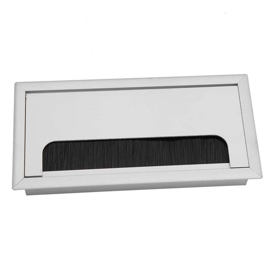 Cable Outlet, Aluminium, M Model, Computer Desk Wire Management Insert Hole Cover