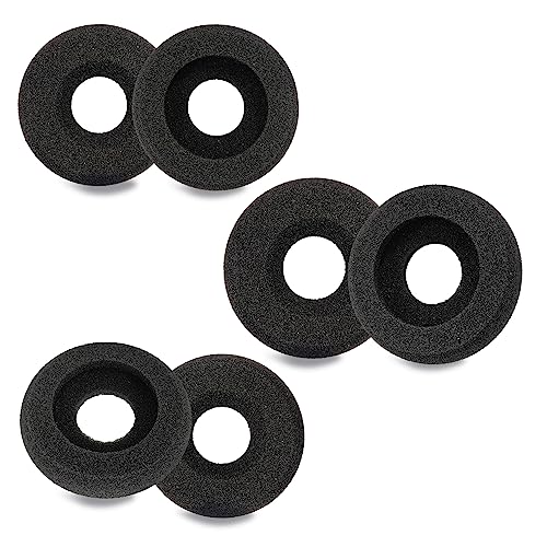 Ear Cushions for Plantronics Headset, Foam Ear Pads Replacement for Plantronics Blackwire 3210 3220 3320 C320 C3225 HW251N HW261N HW510 HW520 Jabra
