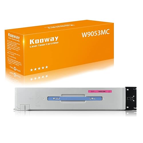 W9050 W9053MC Magenta Toner Cartridge Compatible for HP W9053MC Toner Cartridge Work for HP Color Laserjet Managed E87640dn MFP E87650dn MFP E87650z