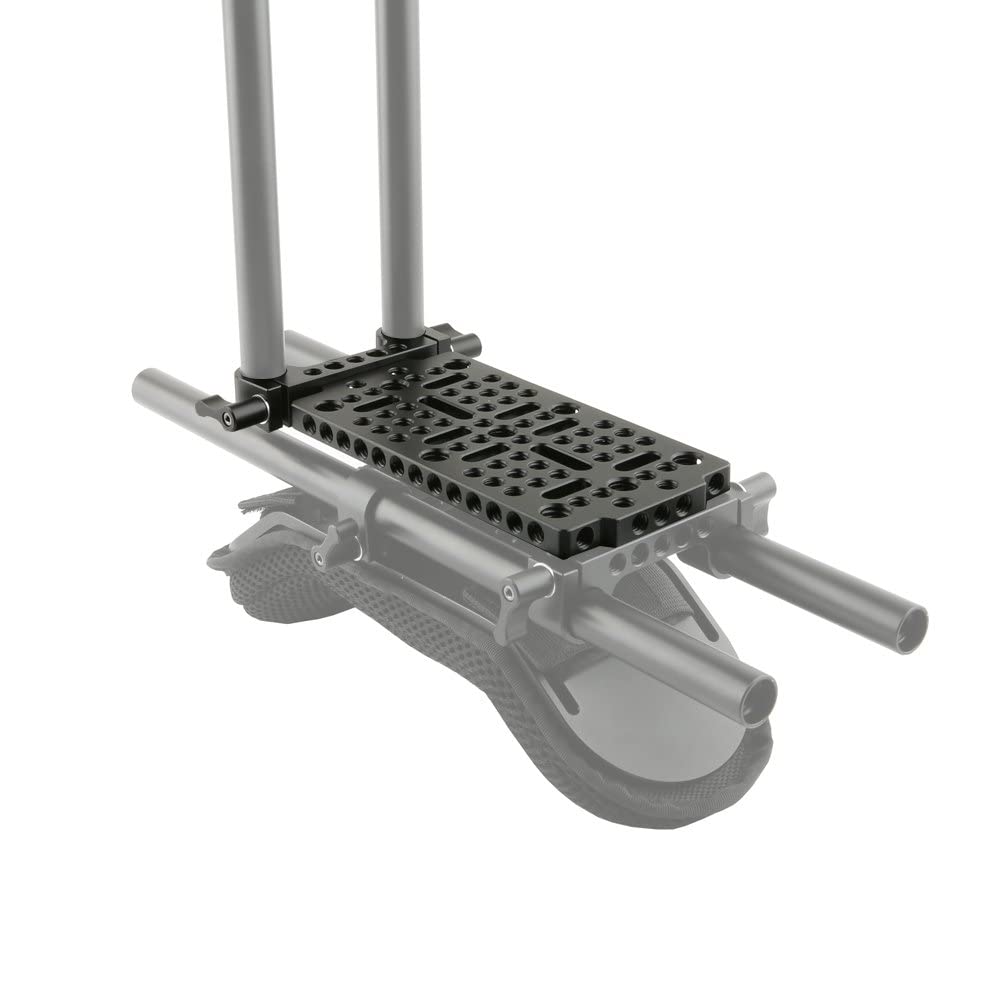 NICEYRIG Camera Cheese Plate Kit with 15mm railblocks Universal for DSLR Rail System