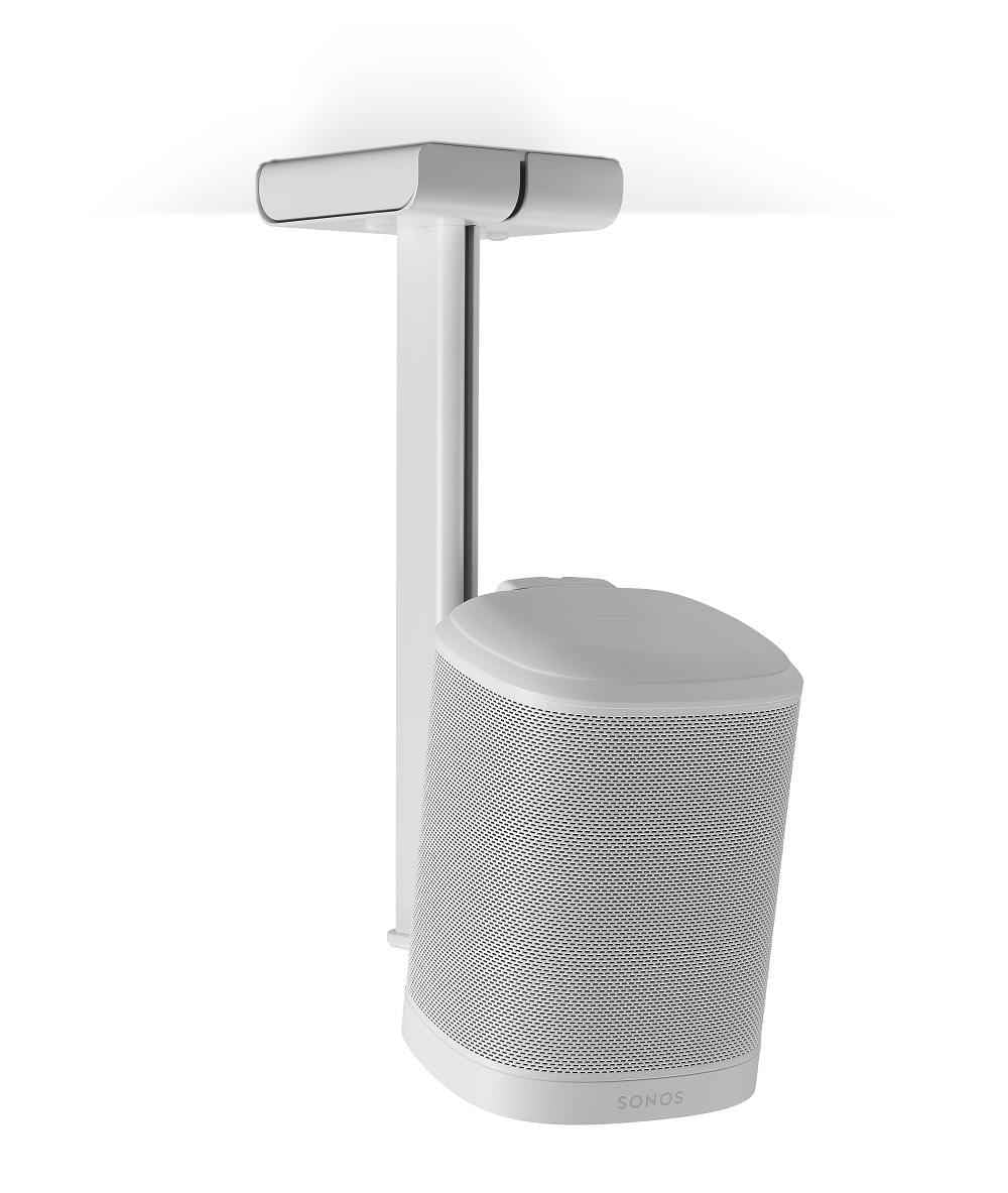 Flexson Ceiling Mount for Sonos One, One SL and Play:1 - White