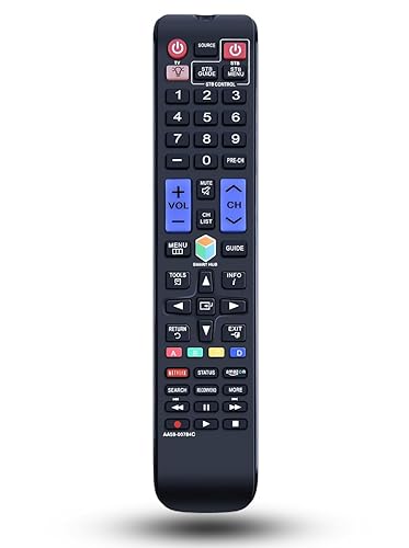 Replacement Remote Control Universal for Samsung Smart TV UN46H7150 UN48JS9000 UN60F6350AF UN50JS7000F UN55JS8500F UN60JS7000F UN60H7150 PN60F5300BF