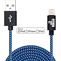 NRGPower Premium 3ft Nylon Braided USB Cable with Lightning Connector [Apple MFi Certified] for iPhone 6s Plus / 6 Plus, iPad Pro, Air 2 and More…