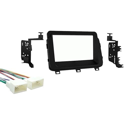 Harmony Audio Radio Install Bundle Fits Kia Optima 2014-2015 with Metra 95-7359B Double DIN Dash Kit