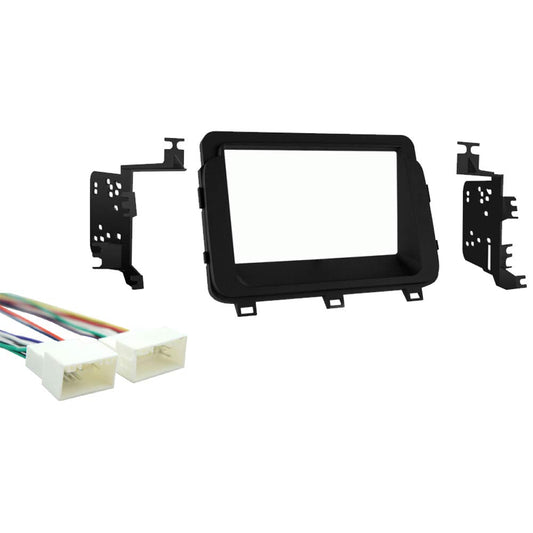 Harmony Audio Radio Install Bundle Fits Kia Optima 2014-2015 with Metra 95-7359B Double DIN Dash Kit