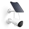 REOLINK Argus Eco+Solar Panel 2K 5MP Solar Security Camera Outdoor for Home Surveilance, Night Vision, Human/Car Smart Detection, 2.4G WiFi, No