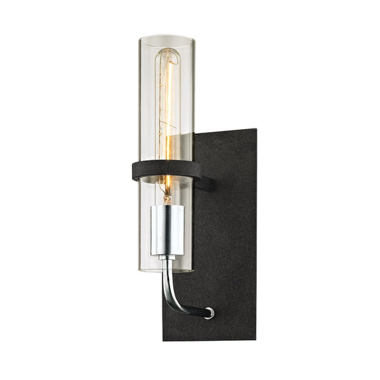 Troy Lighting B6191 Xavier - 1 Light Wall Sconce 13.5 inches Tall and 5.25 inches Wide - Vintage Iron Finish