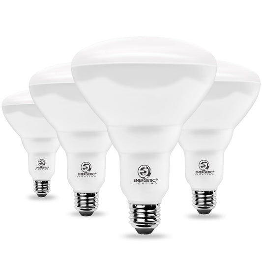 Energetic BR40 LED Light Bulbs,Indoor Flood Light,Dimmable,5000K Daylight,110W Equivalent,1600LM,E26 Base,Recessed Can Lights,High Lumen,Flicker
