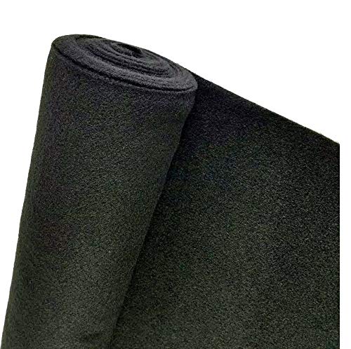 Absolute C20BLK 20-Feet Long by 4-Feet Wide Black Carpet for Speaker Sub Box Carpet RV Truck Car Trunk Laner