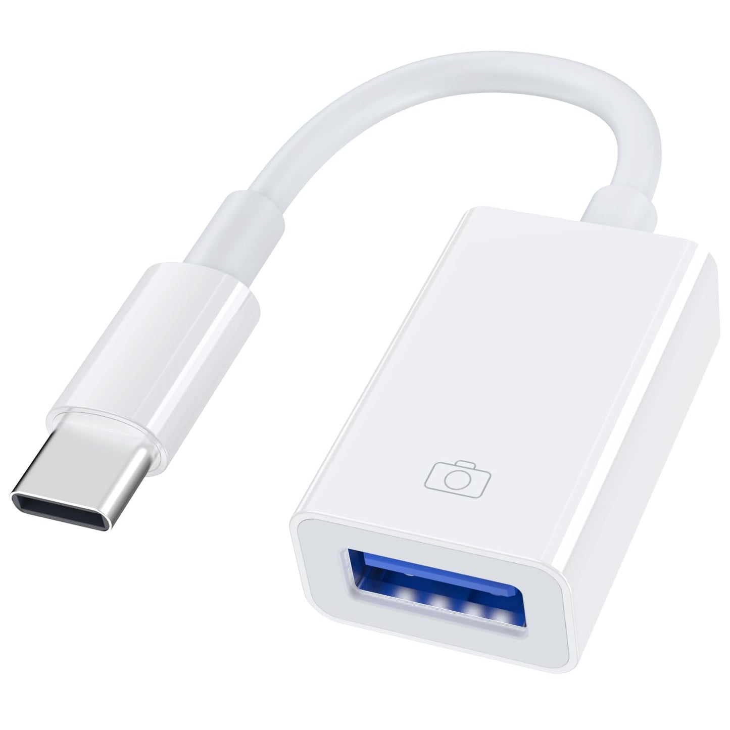 LJ zjcxin USB C to USB 3.0 Adapter,USB C Male to USB Female OTG Cable Thunderbolt3 to USB Adapter Compatible for MacBook Pro/Air, iPhone 16 Pro…