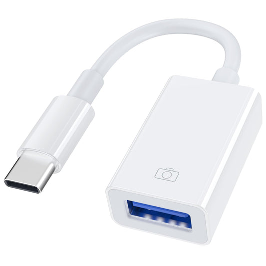 LJ zjcxin USB C to USB 3.0 Adapter,USB C Male to USB Female OTG Cable Thunderbolt3 to USB Adapter Compatible for MacBook Pro/Air, iPhone 16 Pro…