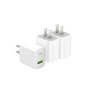 3 Pack USB C Charger Block, Dual Port Type C Wall Charger Fast Charging 20W Power Adapter Cube for iPhone 14/14 Pro/14 Pro Max/14 Plus/13/12/11