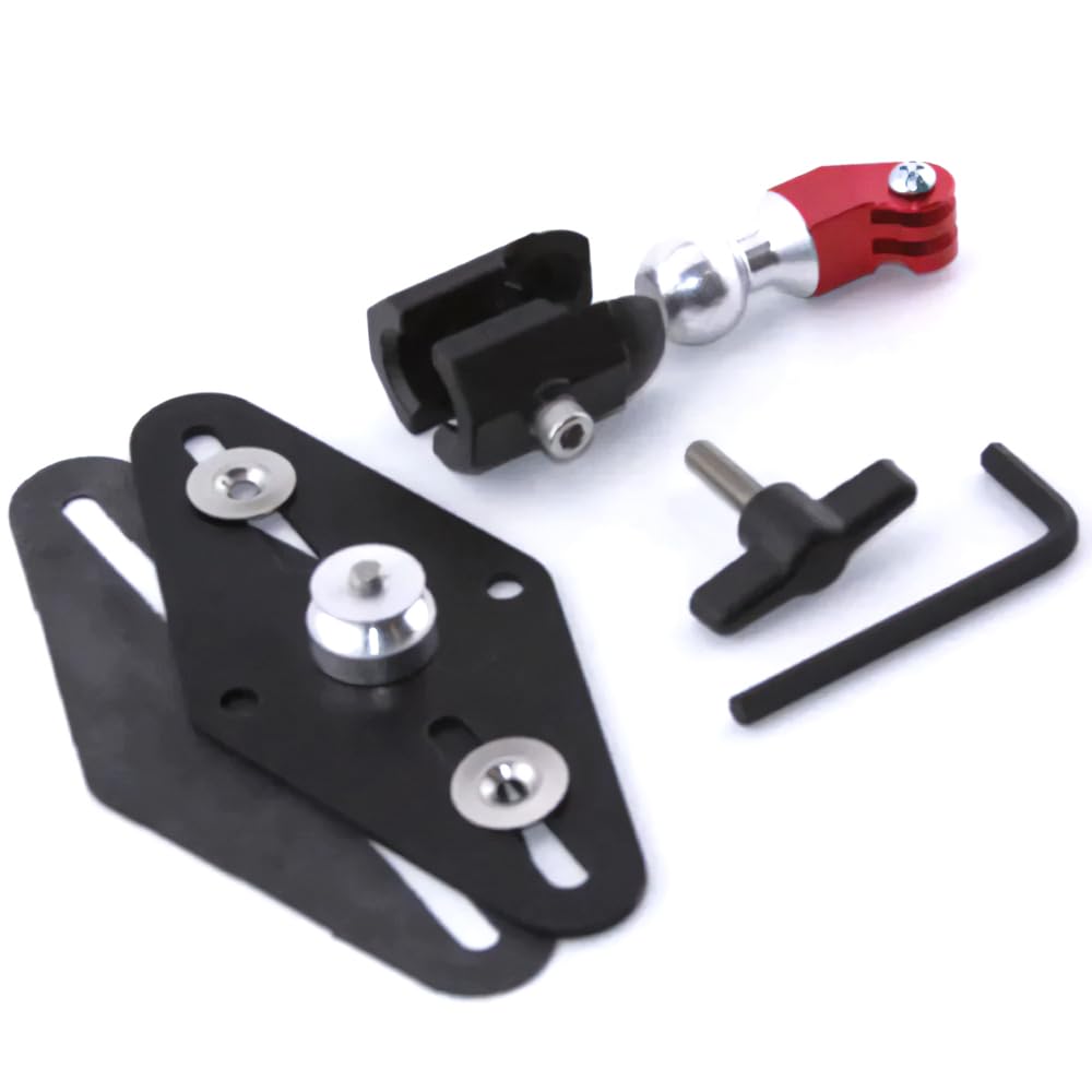 FLIGHTFLIX Rock Steady Surface Exterior Airplane Camera Ball Mount Compatible with GoPro and Action Cameras - Car RV Truck Boat