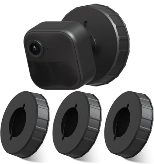 ZHANDEYUA Adhesive Wall Mount for Blink Camera Mount No Drilling Screwing Bracket for Blink Outdoor/Blink Mini/Blink Indoor Camera Round Mount Cameras