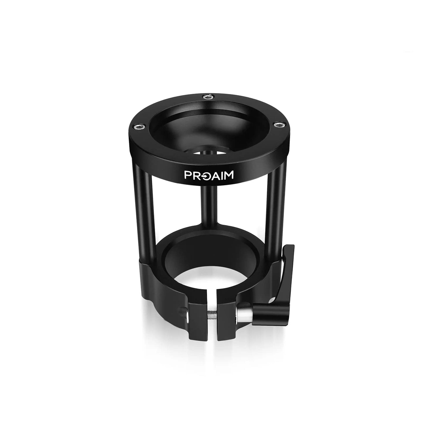 PROAIM Camera Riser - Euro/Elemac Base with 100mm Bowl for Cinema Dolly & Bazooka. 7" Tall Height Riser for Fluid Head & Rigs (BA-267-00)