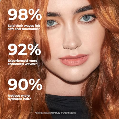 XMONDO Hair Wavetech Hydrating Wave Cream – Vegan Curl Cream for Wavy Hair with Coconut & Argan Oil, Definition, Hydration & Breakage Protection, 5 fl oz