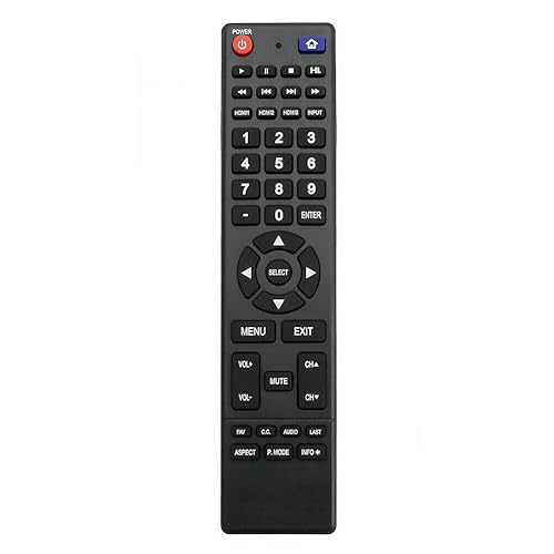 New Remote Control Replacement for Hitachi TV LE50A6R9A LE55A6R9A LE43A509A LE50A3 LE43A509 LE49A509