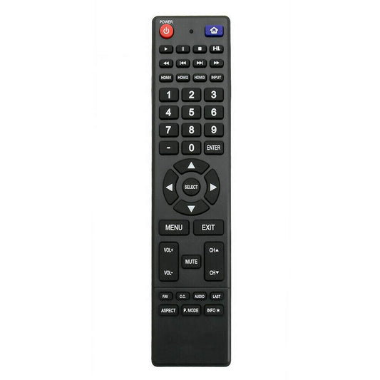 New Remote Control Replacement for Hitachi TV LE50A6R9A LE55A6R9A LE43A509A LE50A3 LE43A509 LE49A509