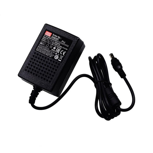 Mean Well GSM Series 36W 18V 1.5A Power Supply Adapter, GSM36E18-P1J AC-DC EU Gauge 2 Pin Plug Medical Adapter Switching Power Supply