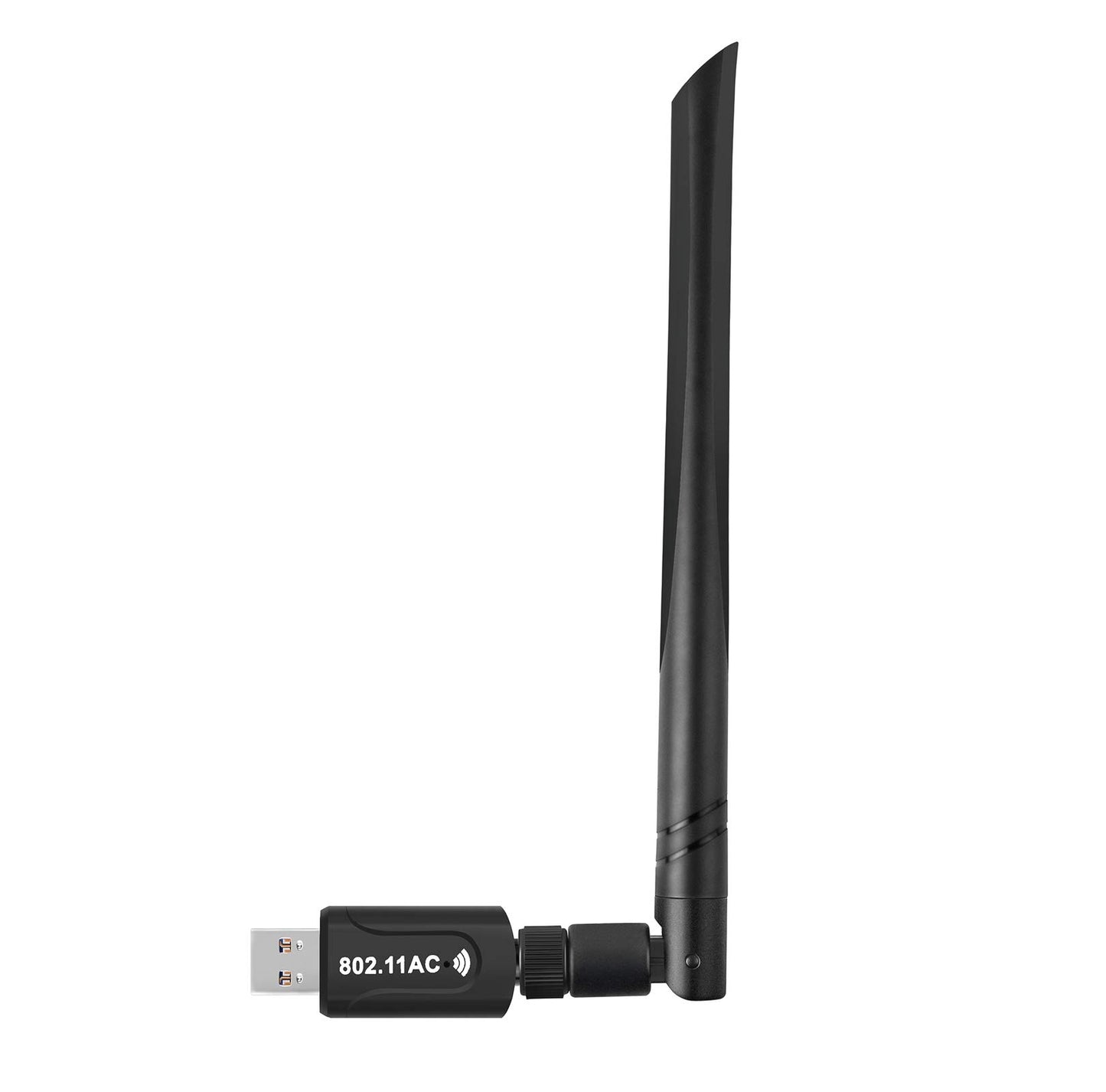 Realtek RTL8812BU USB Wireless Adapter 1300 Mbps with 5 dBi Antenna Dual Band AC1300 WiFi Dongle IEEE 802.11 a b g n ac for Laptop Desktop USB 3.0