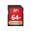 GIGASTONE 64GB SD Card UHS-I U1 Class 10 SDXC Memory Card High Speed Full HD Video Canon Kodak Olympus Digital Camera