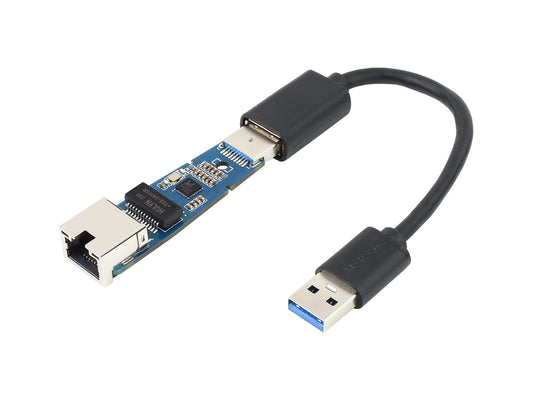 USB 3.2 Gen 1 to Gigabit Ethernet Converter, USB to Ethernet Adapter with 10/100/1000Mbps Network Standard, RTL8153 Controller, Support