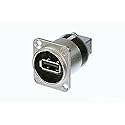 Genuine New Neutrik NAUSB-W Panel MNT Reversible USB Data Gender Changer Adapter