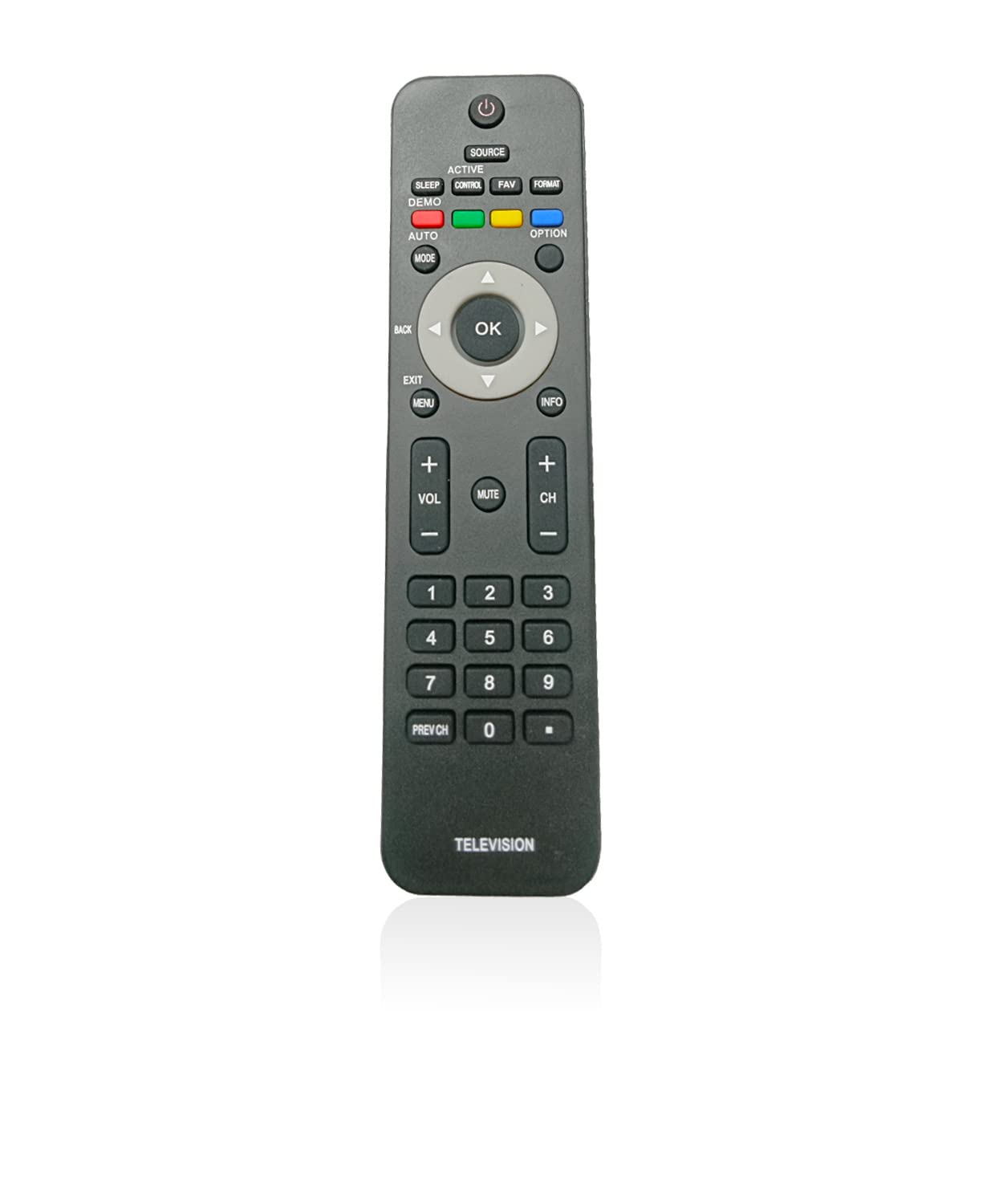 JISOWA Replacement Remote Control Universal for Philips TV 19PFL3504D/F7 22PFL4505D/F7 URMT34JHG001 32PFL3504D/F7 32PFL3403D/F7 42TA648BX/F7