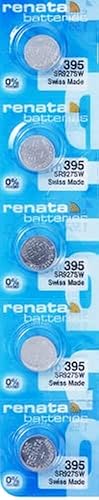 395 Watch battery - Strip of 5 Batteries
