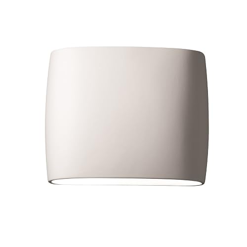 Justice Design Group Ambiance Collection 2-Light Wall Sconce - Bisque Finish