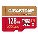 ?5-Years Data Recovery? GIGASTONE 128GB Micro SD Card, 4K Camera Pro MAX, Compatible with Gopro, Dash Cam, DJI, Drone, Security Camera, Speed Up