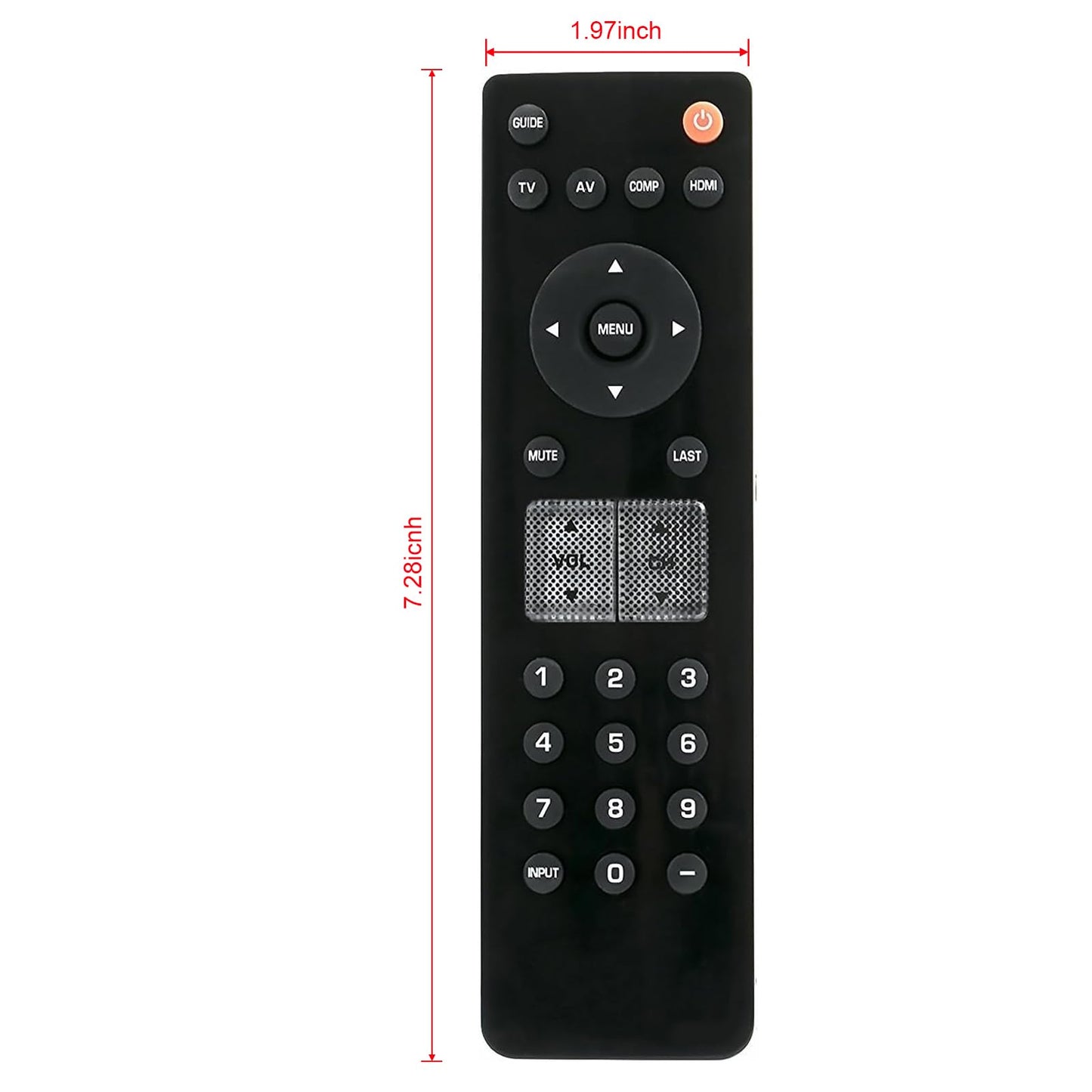 New VR2 Replaced Remote fit for Vizio TV VL260M VL320M VL370M VO320E VO320E-M VO320EM V0370M VO370M-C VO370MC VO420E VO420E-M VO400E VP322 VP422