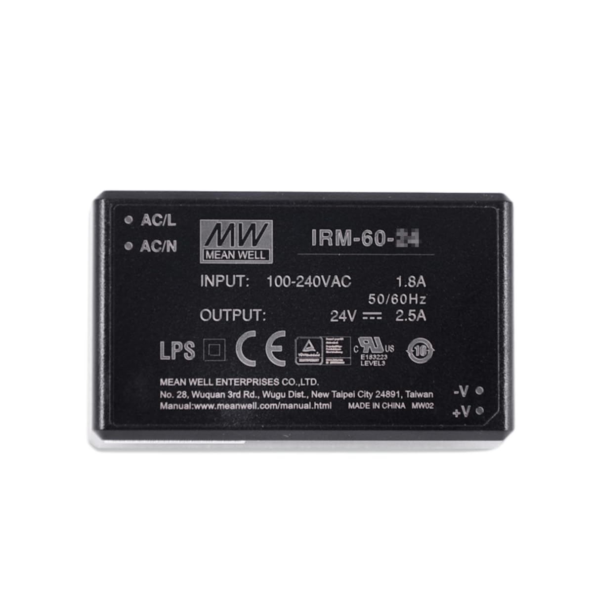 Mean Well IRM Switching Power Supply? IRM-60-24 60W 1.25A