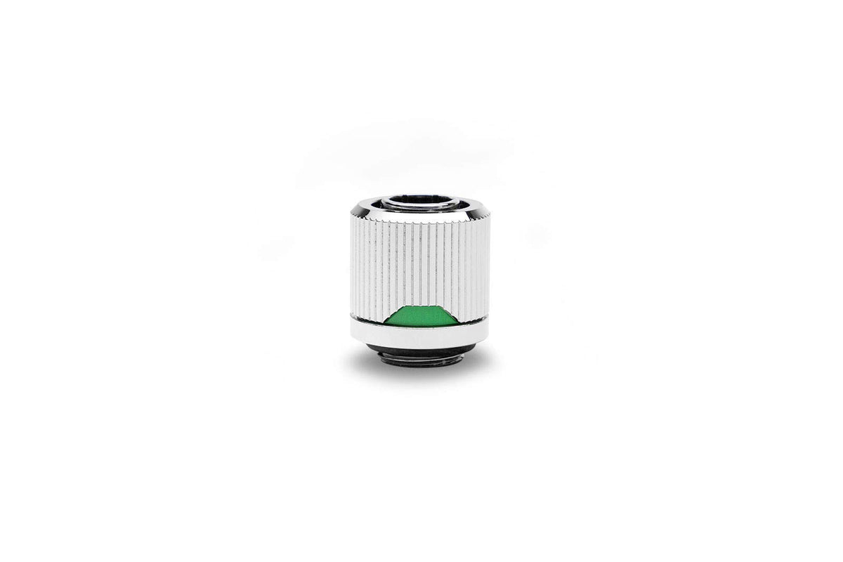 EKWB EK-Quantum Torque STC-10/13 Compression Fitting for Soft Tubing, 10/13mm (3/8" ID, 1/2" OD), Nickel, 4-Pack