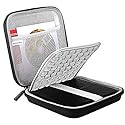 Lacdo USB CD DVD Writer Blu-Ray & External Hard Drive Protective Storage Case Bag Compatible Apple USB Superdrive, Samsung SE-208GB SE-218CB LG
