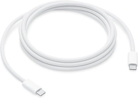 USB-C Woven Charge Cable for Apple Devices (2m), 240W Fast Charging for iPhone 16/15 Series, iPad Pro/Air, MacBook (2m)