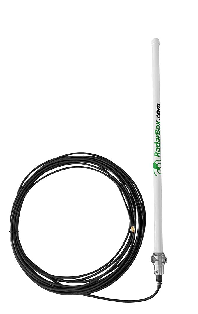 AirNav Radar ADS-B 1090 MHz, UAT 978 MHz and VHF Airband Outdoor Antenna with SMA Connector
