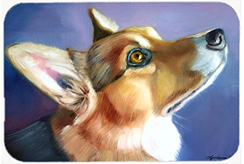 Caroline's Treasures 7405MP Corgi Devotion Mouse Pad, Hot Pad or Trivet for Home Office Gaming Working Computers Laptop Mouse Mat,Washable Large