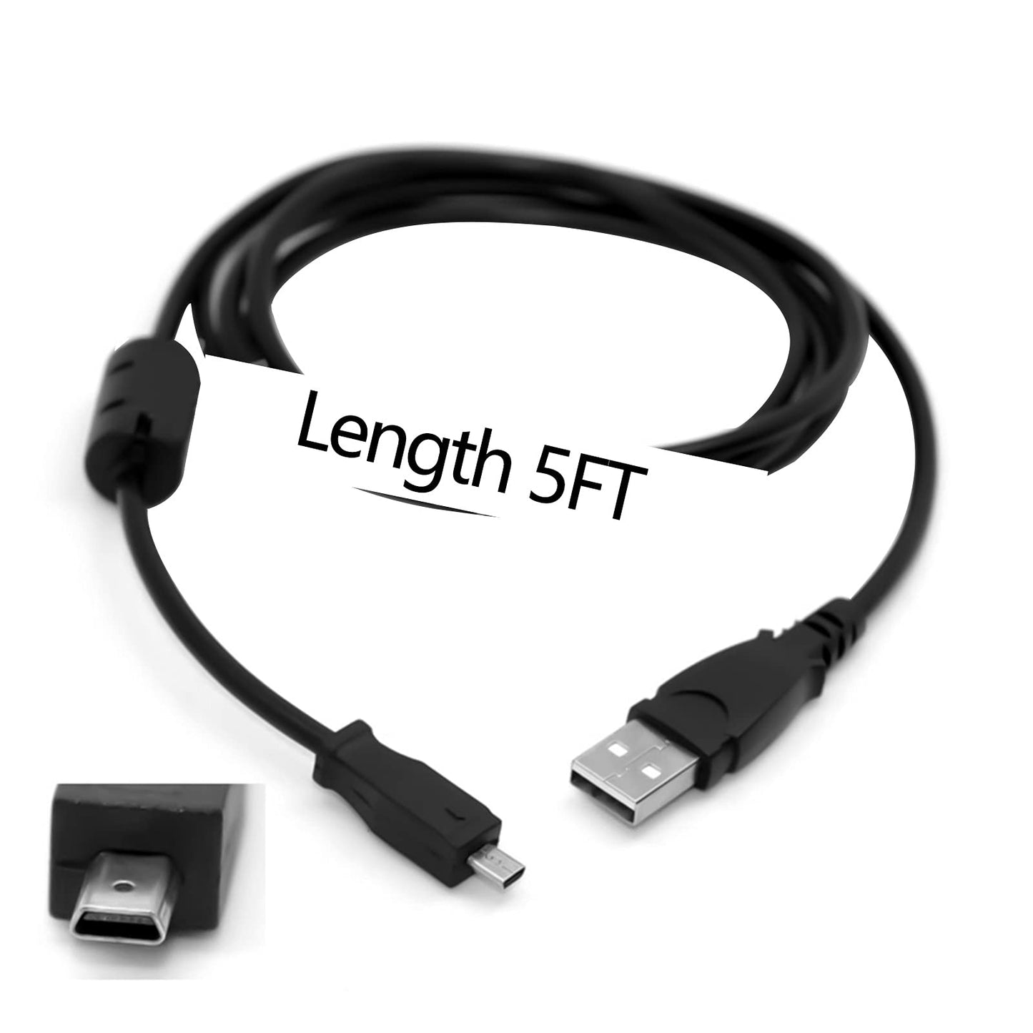 Replacement USB Camera Data Charger Charging Cable Cord Wire Compatible for Kodak C140 C180 C190 C310 C315 C330 C340 C350 C360 C433 C503 C513 V1003