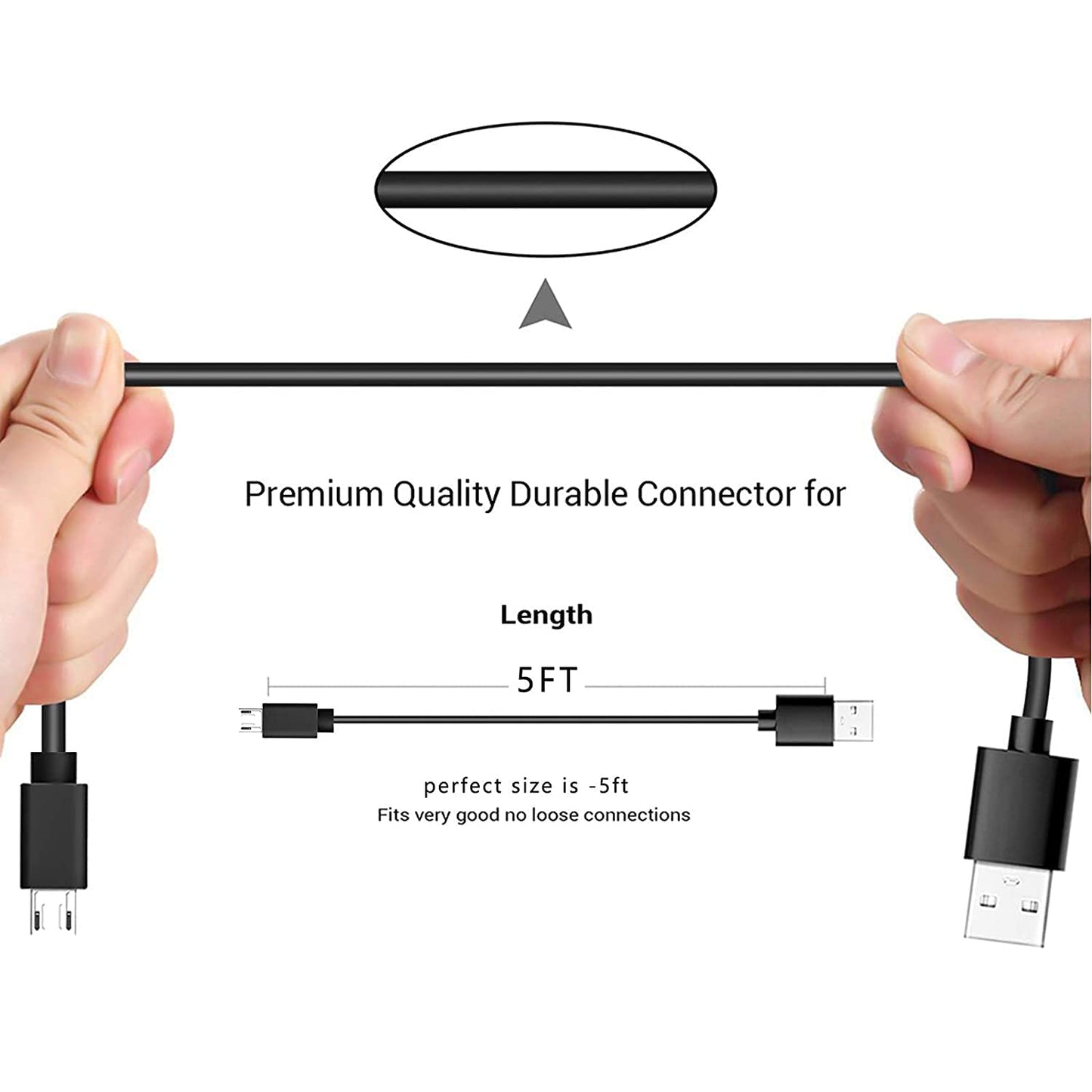 Wall Charger Charging Cable Cord Compatible for Cowin E7 Pro ANC SE7 E9 E8 SE8, Treblab XR500/XR700/PRO/Z2/HD7/N8/X5/Xfit/FX100/HD7, Bugani M83 M99