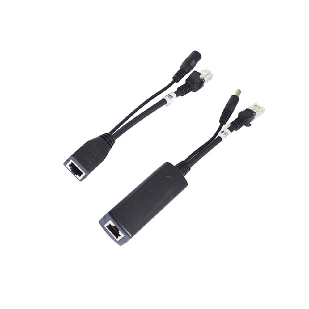 POE Kit,COOSO PoE Splitter Kit and Passive PoE Injector Compatible with Most Switches and HD Cameras.24V to 12V,2Pairs