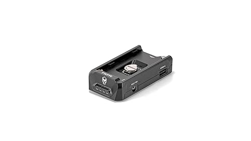 Tilta F970 Battery Plate V2 - Black | Universal | Anti Rotation | Power Accessories | Dual Direction USB-C | Battery Indicator | TA-BTP2-F970-B