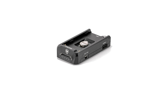 Tilta F970 Battery Plate V2 - Black | Universal | Anti Rotation | Power Accessories | Dual Direction USB-C | Battery Indicator | TA-BTP2-F970-B