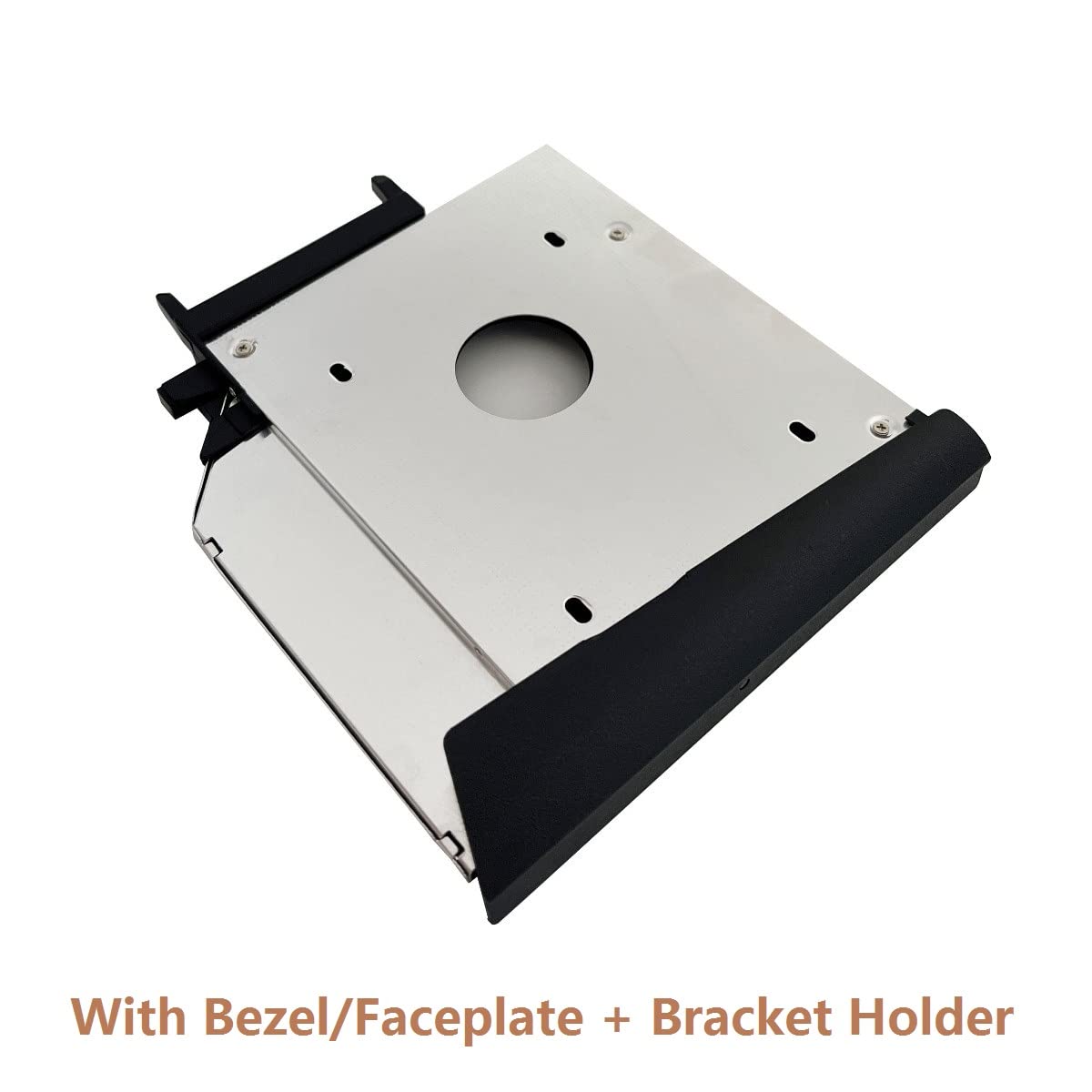 2nd HDD SSD Hard Drive Optical Bay Frame Caddy Tray for Lenovo Y500 Y500N Y510P with Bezel Front Cover Mounting Bracket